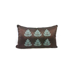 Blue Leaf Pillow